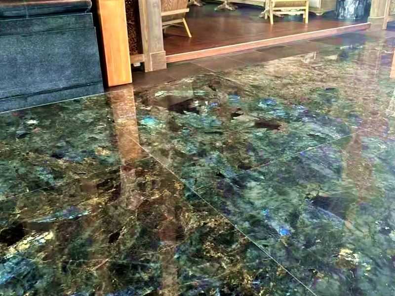 Labradorite Blue Granite flooring (2) Labradorite Blue Granite flooring (2)