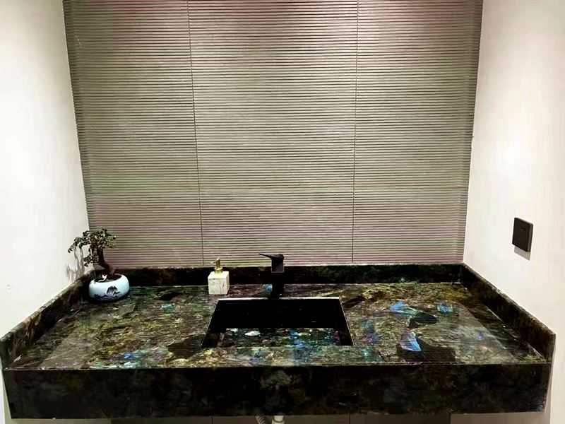 Labradorite Blue Granite vanity top (3)