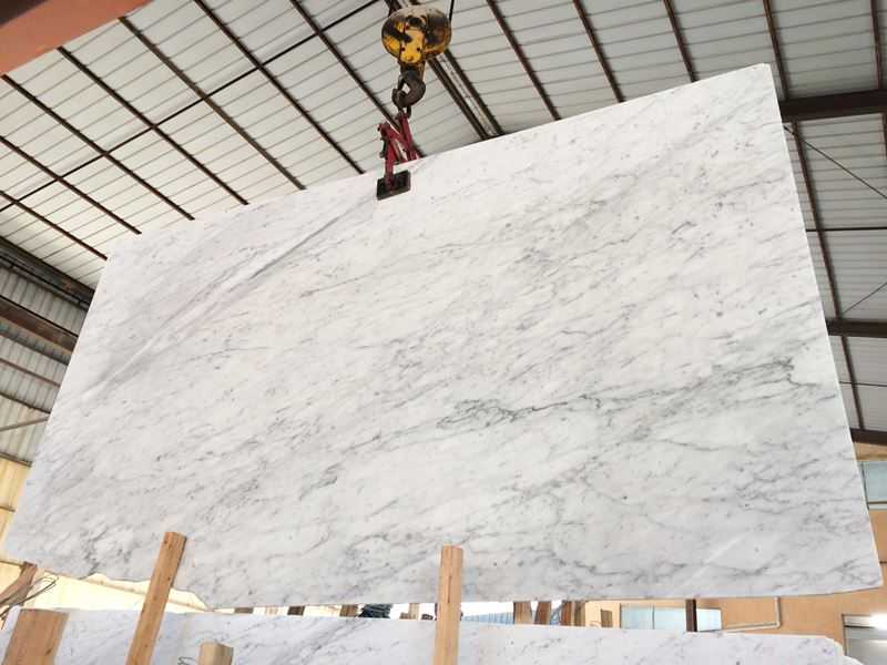 White Carrara Marble slab (10)