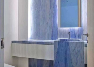 azul macaubas quartzite bathroom decoration (1)