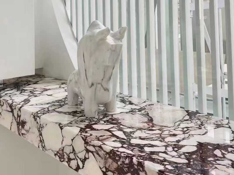 calacatta viola marble table (2)