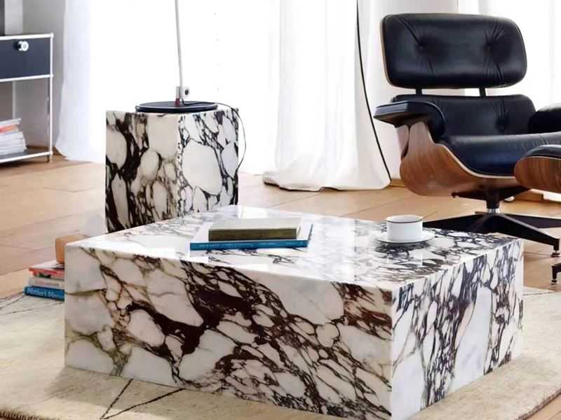 calacatta viola marble table (3) calacatta viola marble table (3)