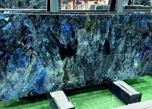 polished Labradorite Blue Granite slab (15)