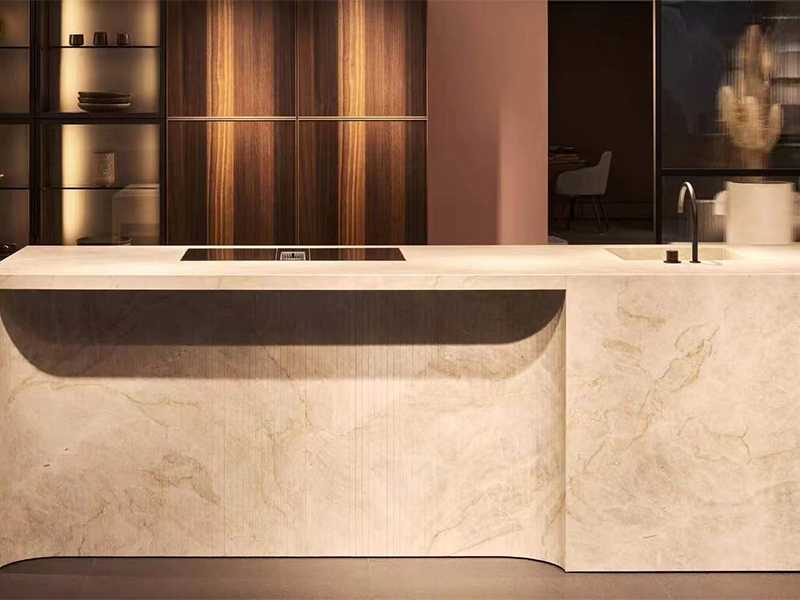 taj mahal quartzite kitchen countertop (2)