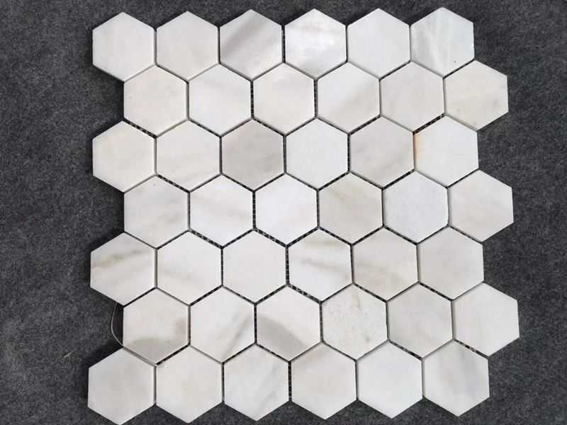 white calacatta marble mosaic tile (1) white calacatta marble mosaic tile (1)