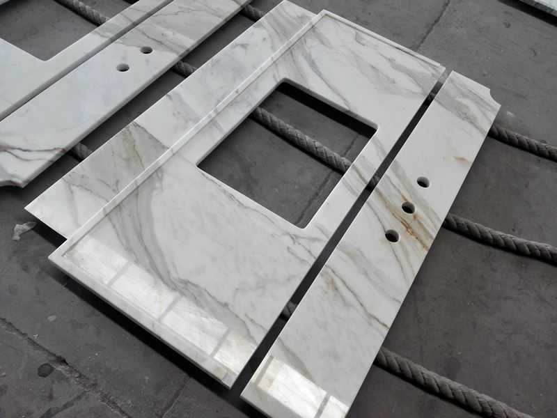 white calacatta marble vanity top (4) white calacatta marble vanity top (4)