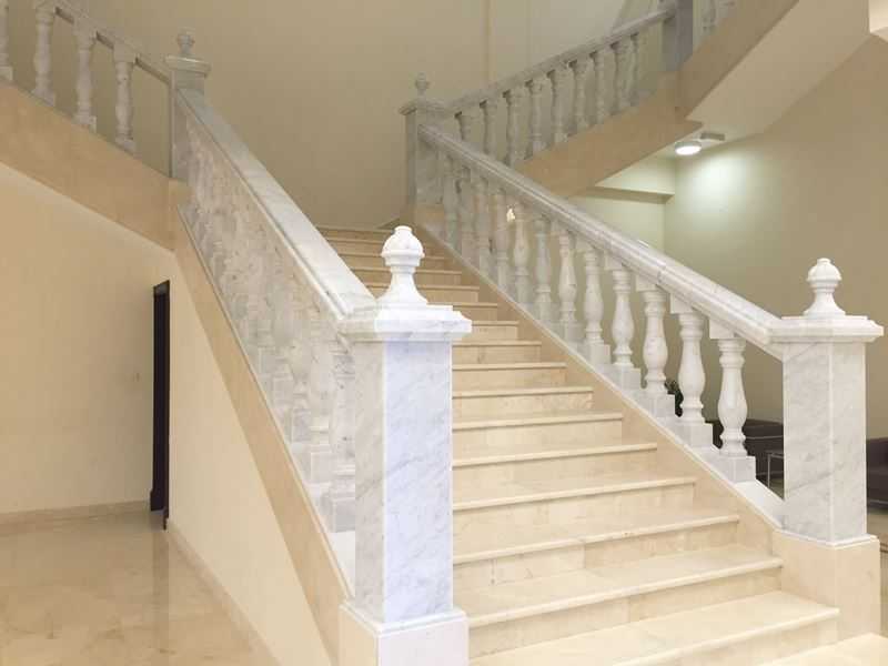 white carrara marble balustrater (2) white carrara marble balustrater (2)