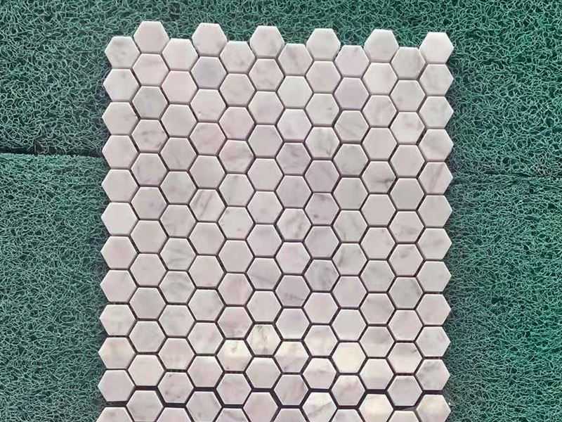 white carrara marble mosaic tile (2) white carrara marble mosaic tile (2)