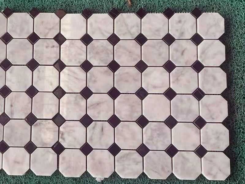 white carrara marble mosaic tile (4) white carrara marble mosaic tile (4)