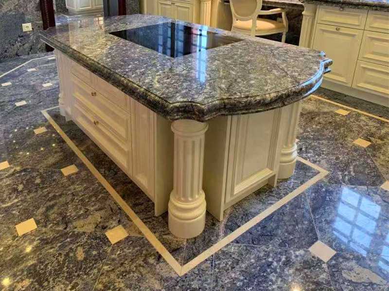 blue bahia granite kitchen decoration (1) blue bahia granite kitchen decoration (1)