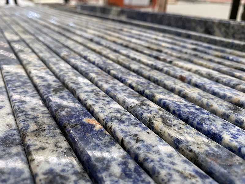 edges polishing of blue bahia granite edges polishing of blue bahia granite