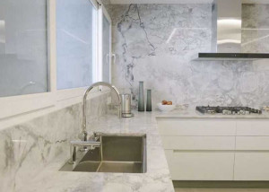 honed super white quartzite kitchen countertop (5)