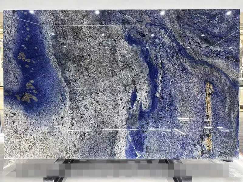 polished blue bahia granite slab (22) polished blue bahia granite slab (22)