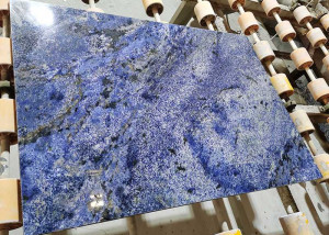 polished blue bahia granite slab (7)