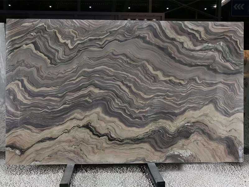 polished fusion blue quartzite slab (17) polished fusion blue quartzite slab (17)