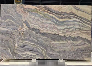 polished fusion blue quartzite slab (22)