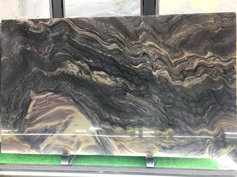 polished fusion blue quartzite slab (5)