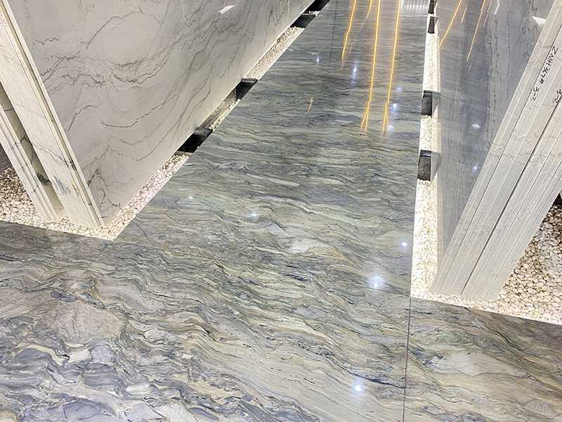 polished fusion blue quartzite tile (2) polished fusion blue quartzite tile (2)