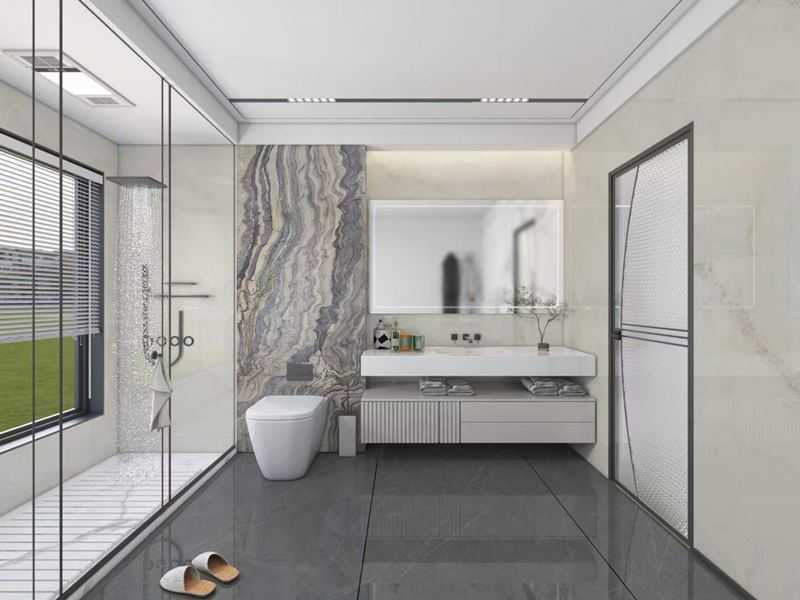 polished fusion blue quartzite wall decoration
