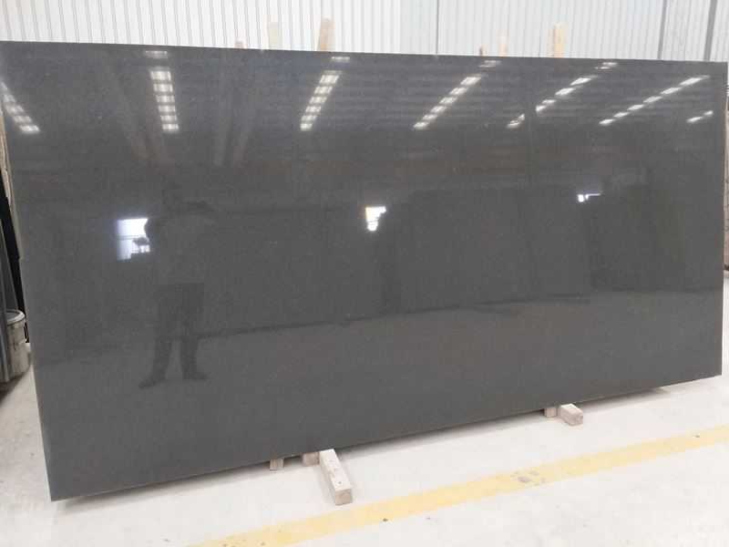 polished sesame black granite big slab (7)