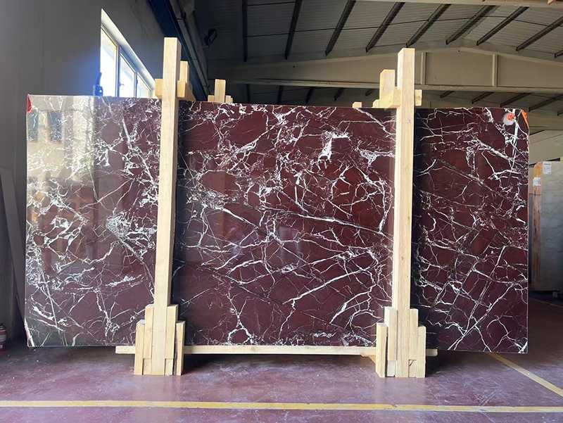 rosso levanto marble slab 8