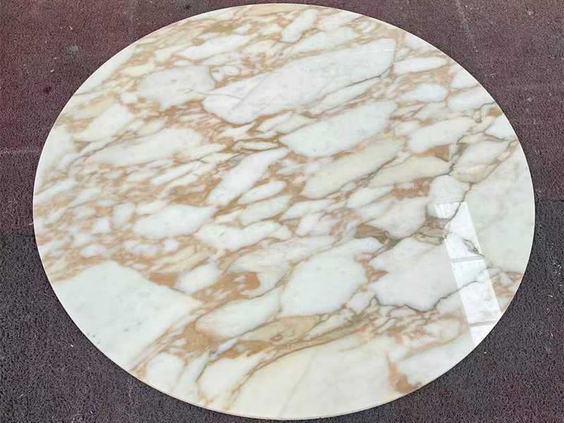 calacatta vagli marble round table top