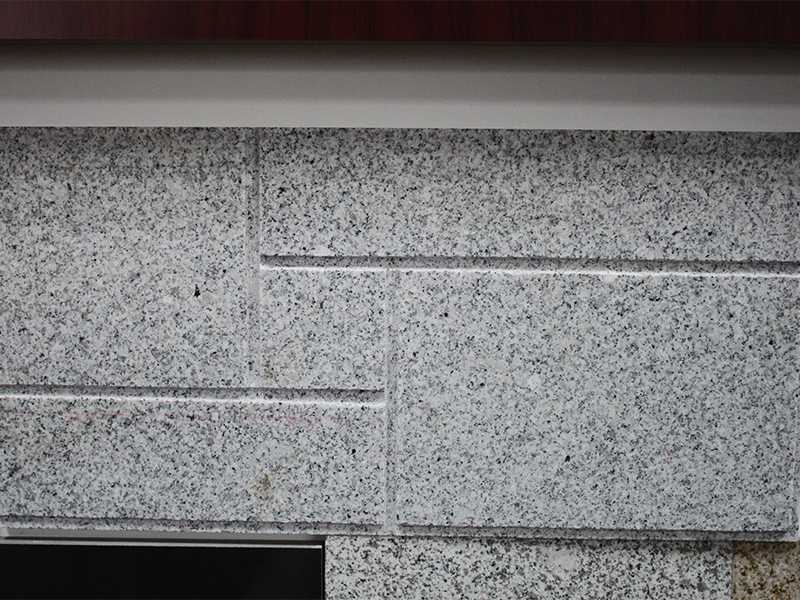 flamed light grey granite tile 3