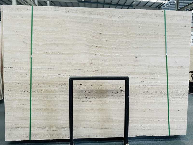 honed classico travertine slab 5